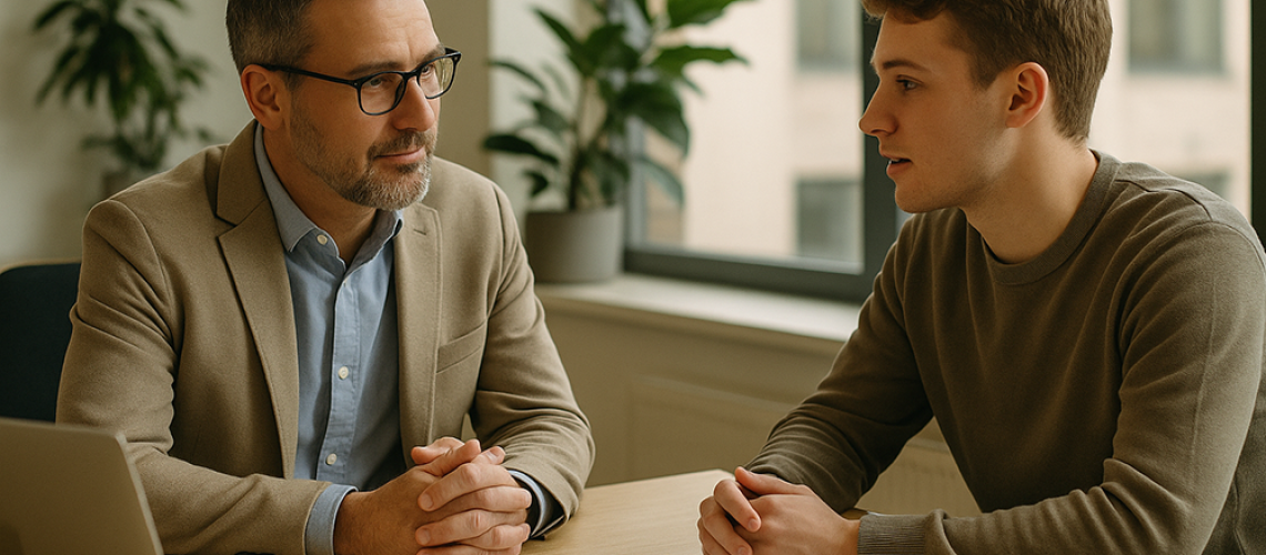 Open kantoorgesprek bij werkverzuim